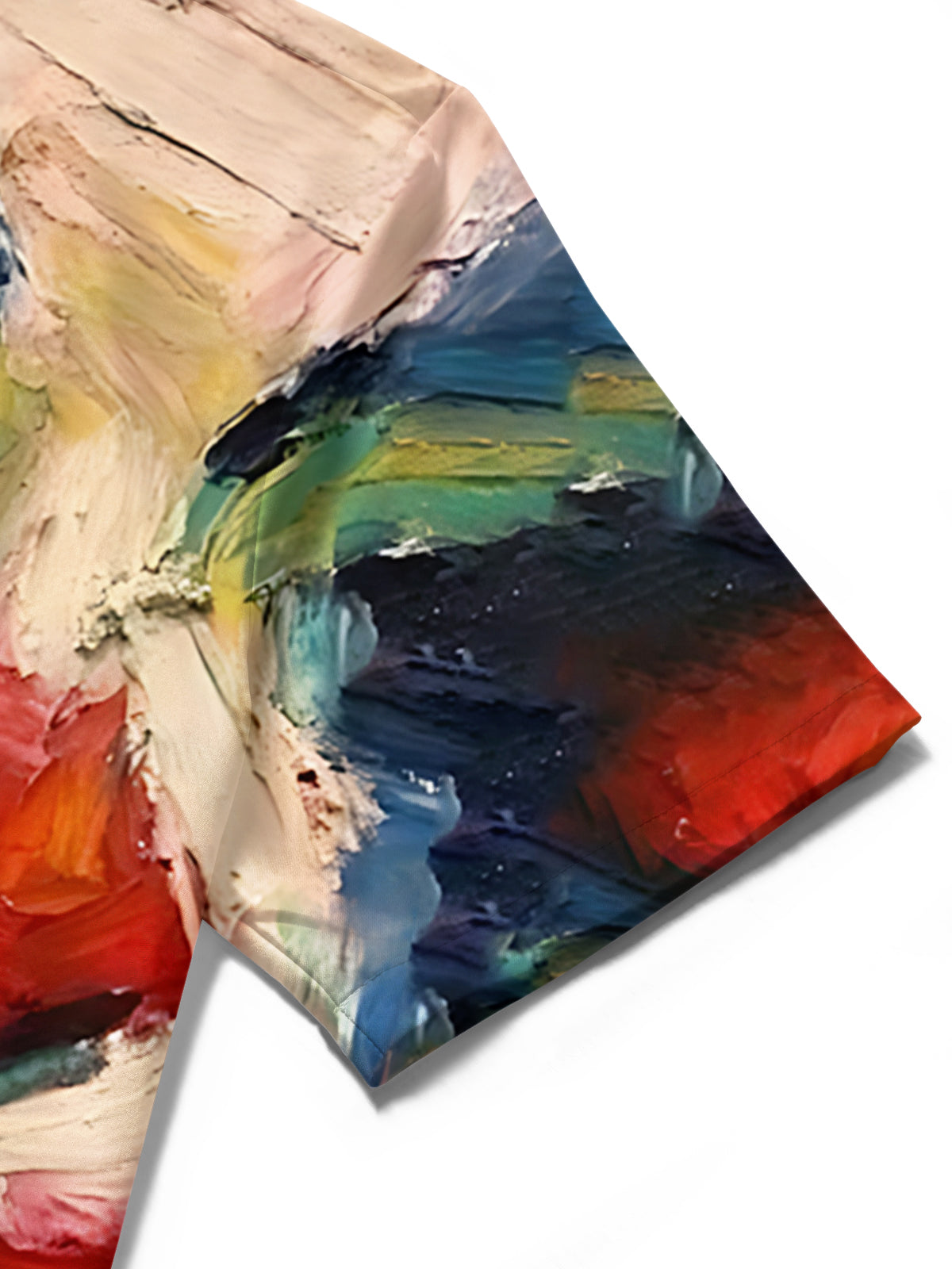 Clown Oil Painting Art Print Men's Pocket Short Sleeve Shirts