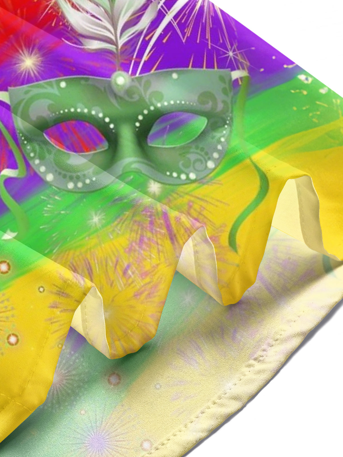 Carnival Gradient Print Men's Pocket Short Sleeve Shirts