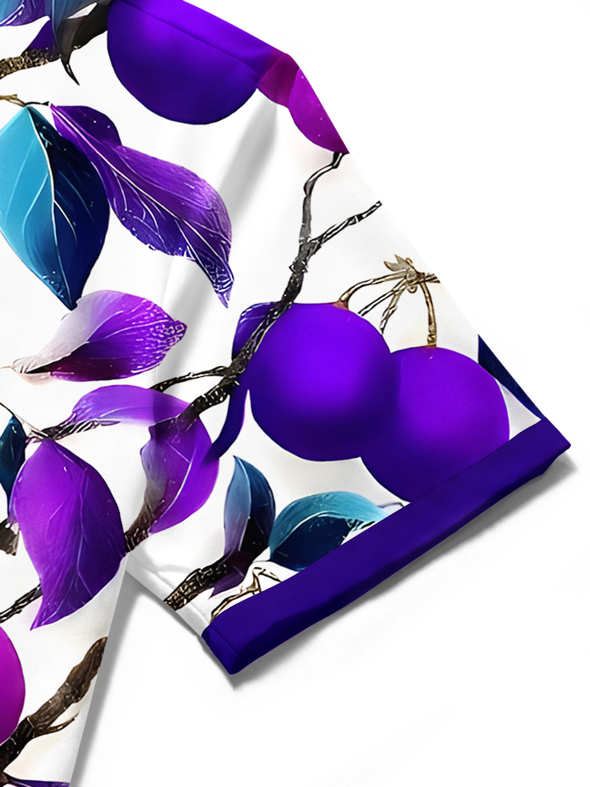 Fruit Prune Men's Pocket Short Sleeve Shirts