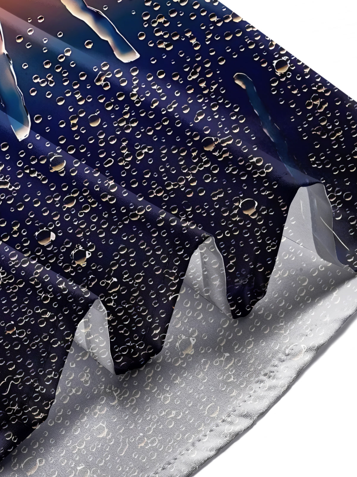 Sun Drop Print Men's Pocket Short Sleeve Shirts