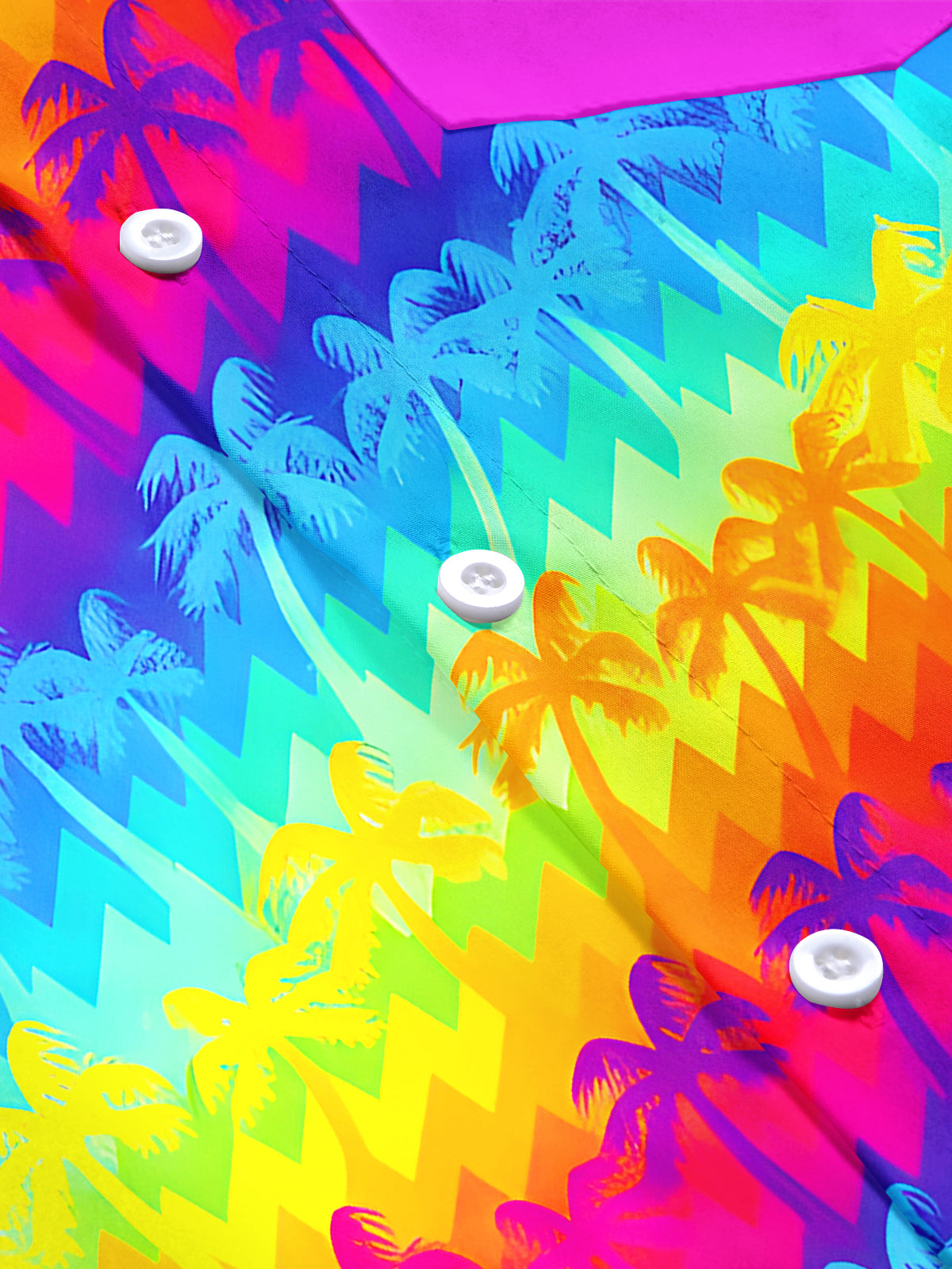 Hawaiian Coconut Tree Men's Pocket Short Sleeve Shirts