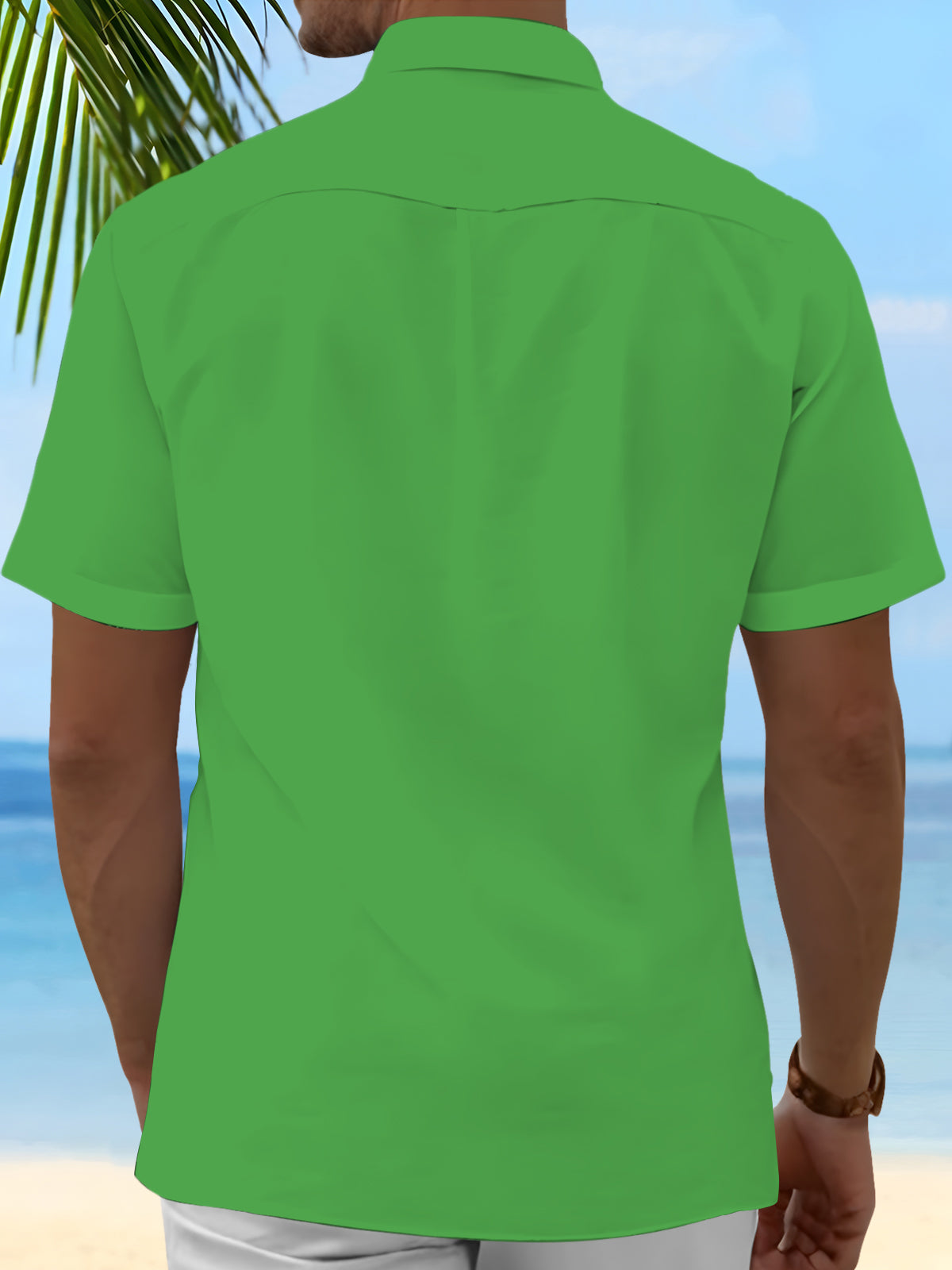 Mardi Gras Men's Pocket Short Sleeve Shirts