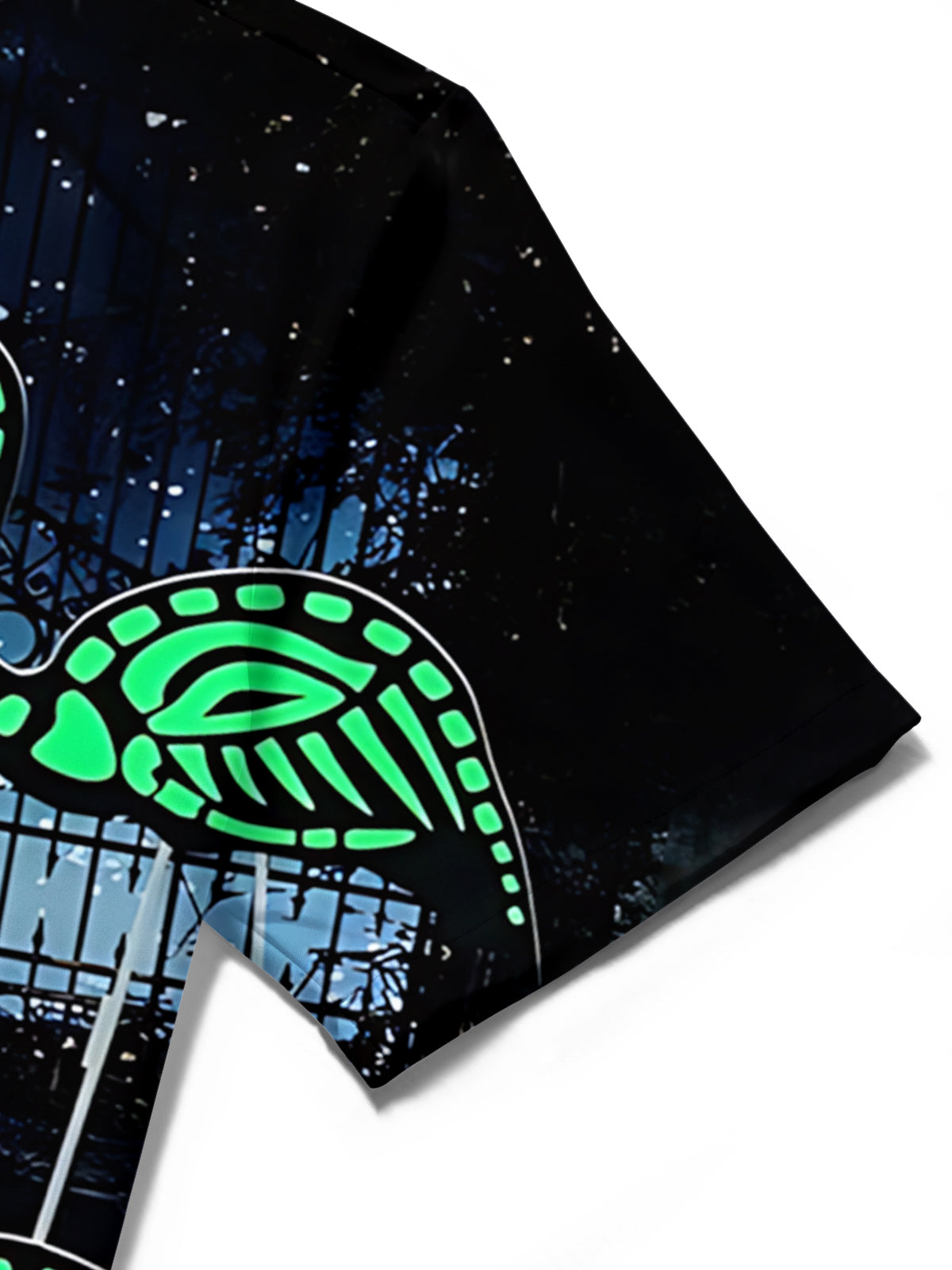 St. Patrick's Day Flamingo Print Men's Pocket Short Sleeve Shirts