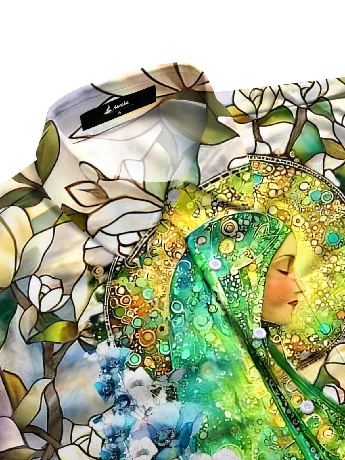 Floral Men's Pocket Short Sleeve Shirts