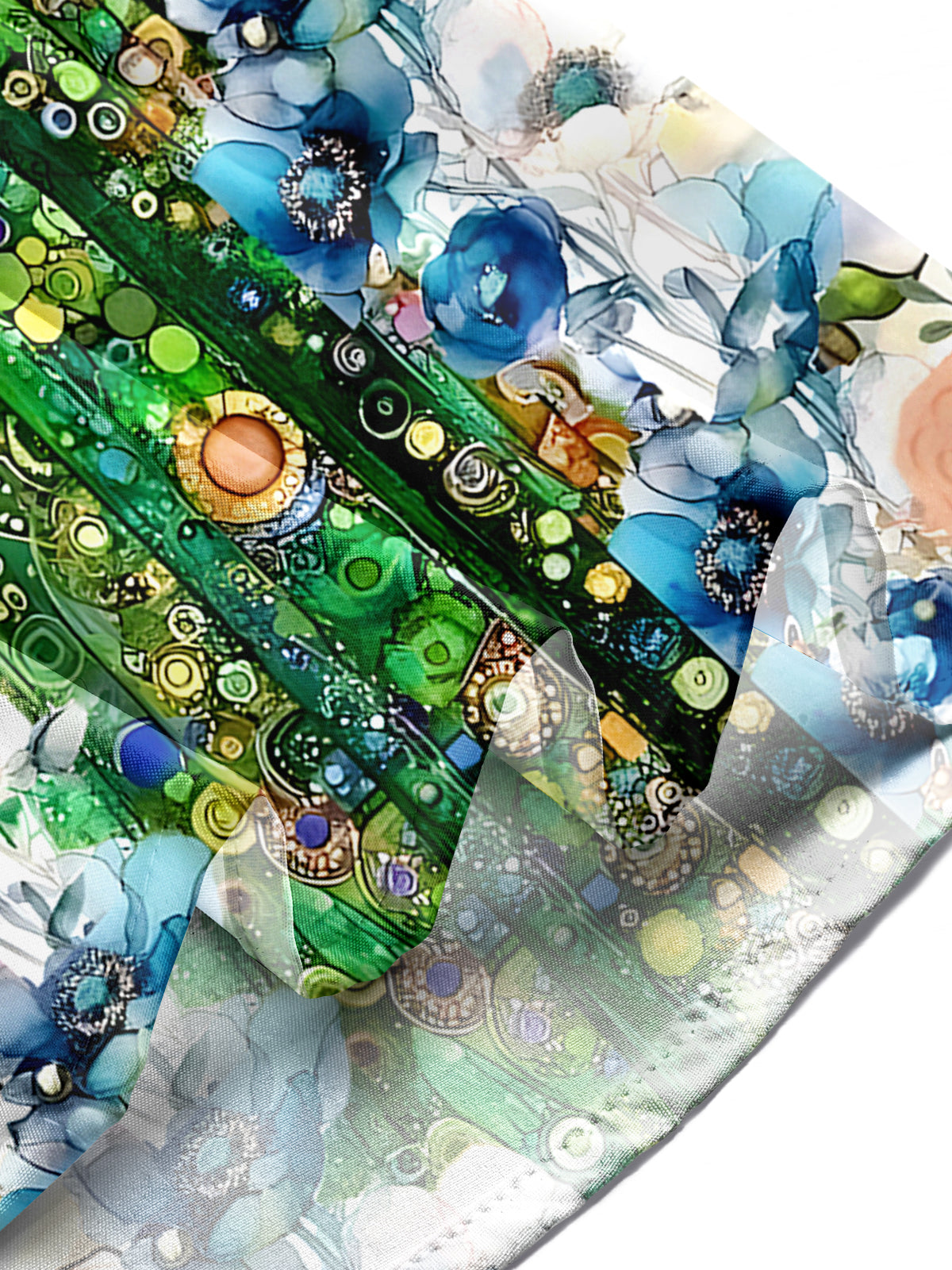 Floral Men's Pocket Short Sleeve Shirts