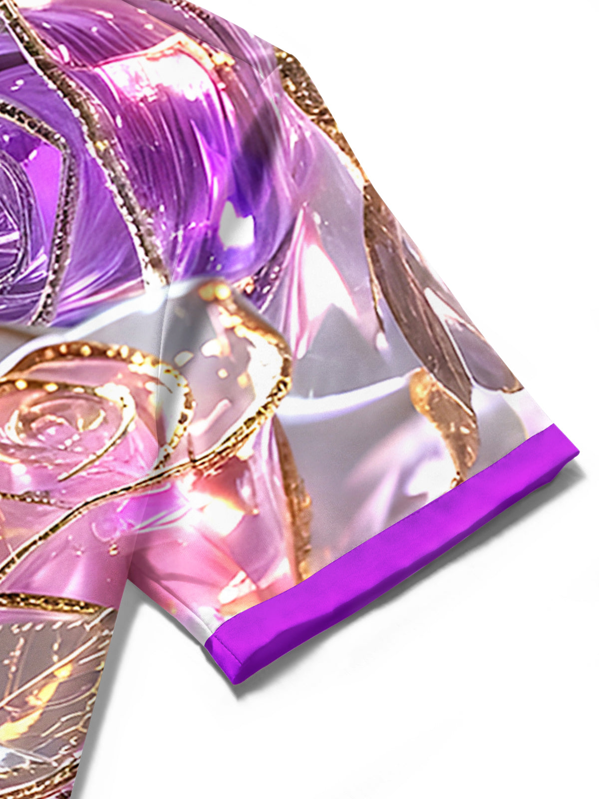 Floral Men's Pocket Short Sleeve Shirts