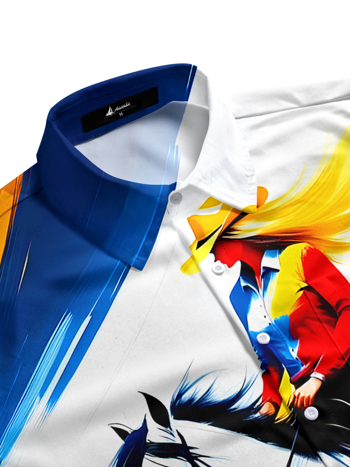 Horse Men's Pocket Short Sleeve Shirts