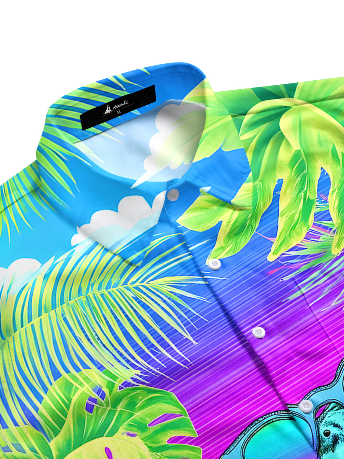 Hawaiian Frog Men's Pocket Short Sleeve Shirts