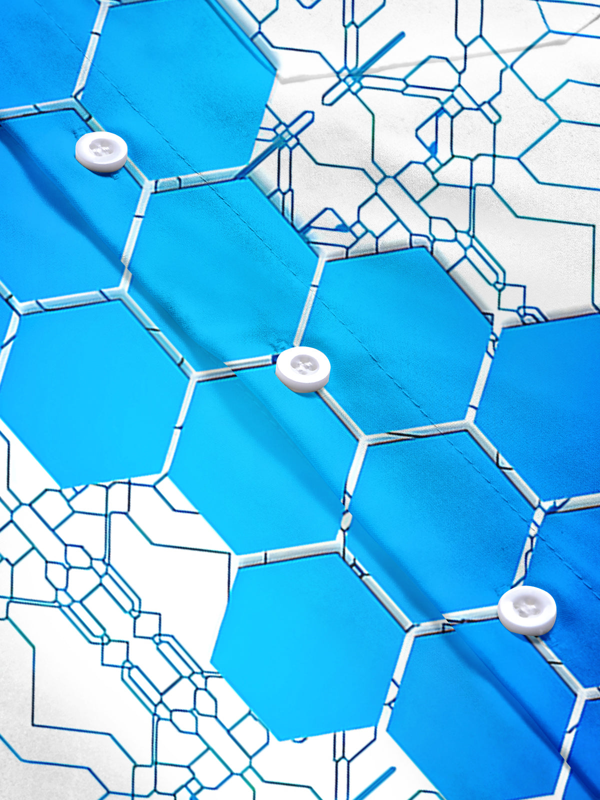 Geometry Men's Pocket Short Sleeve Shirts