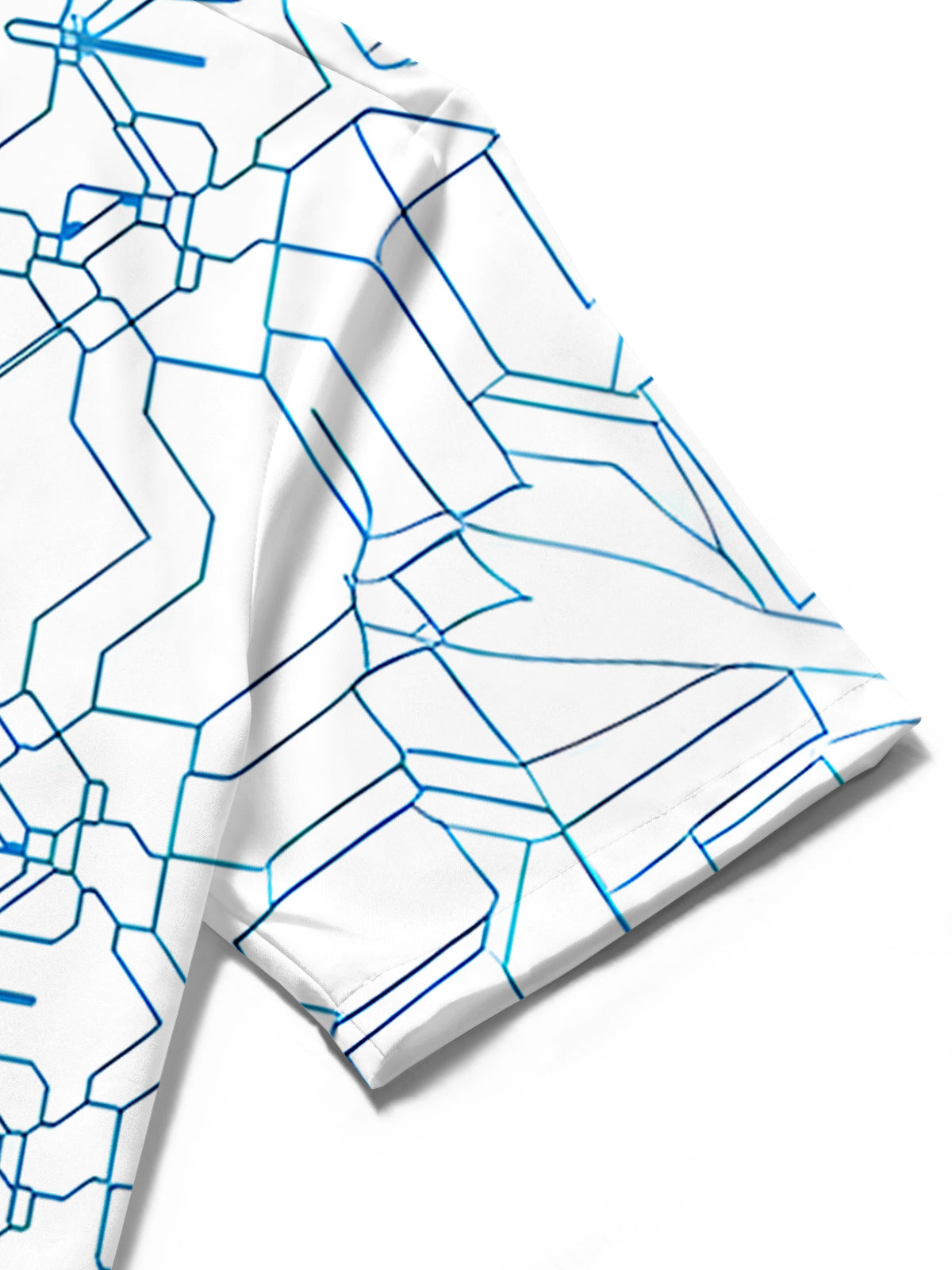 Geometry Men's Pocket Short Sleeve Shirts