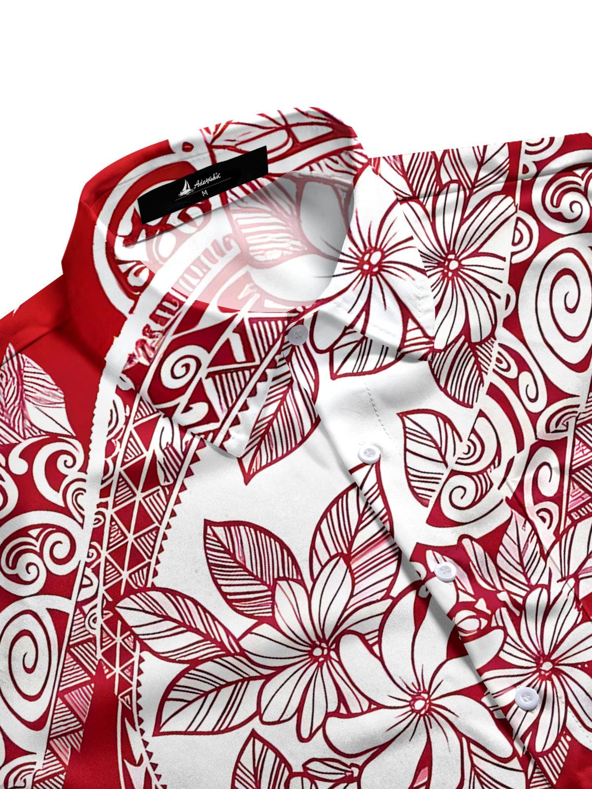 Floral Men's Pocket Short Sleeve Shirts