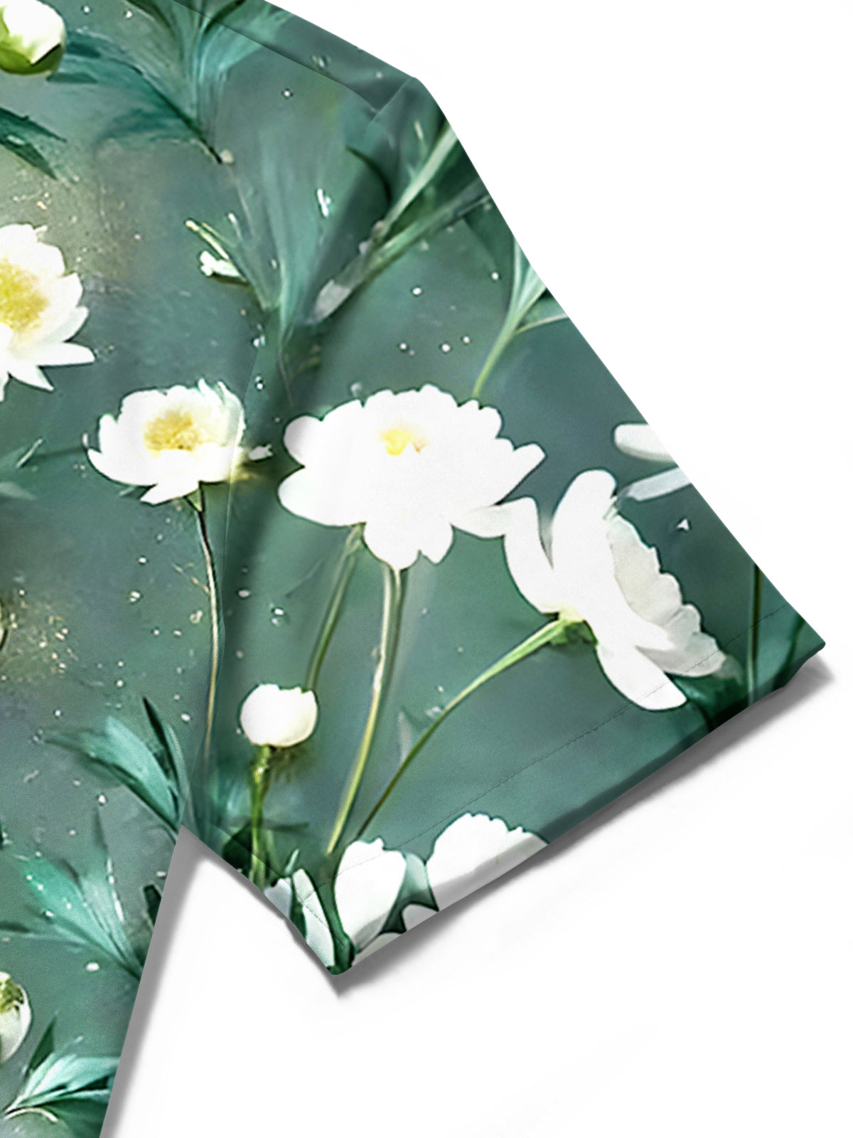 Floral Men's Pocket Short Sleeve Shirts