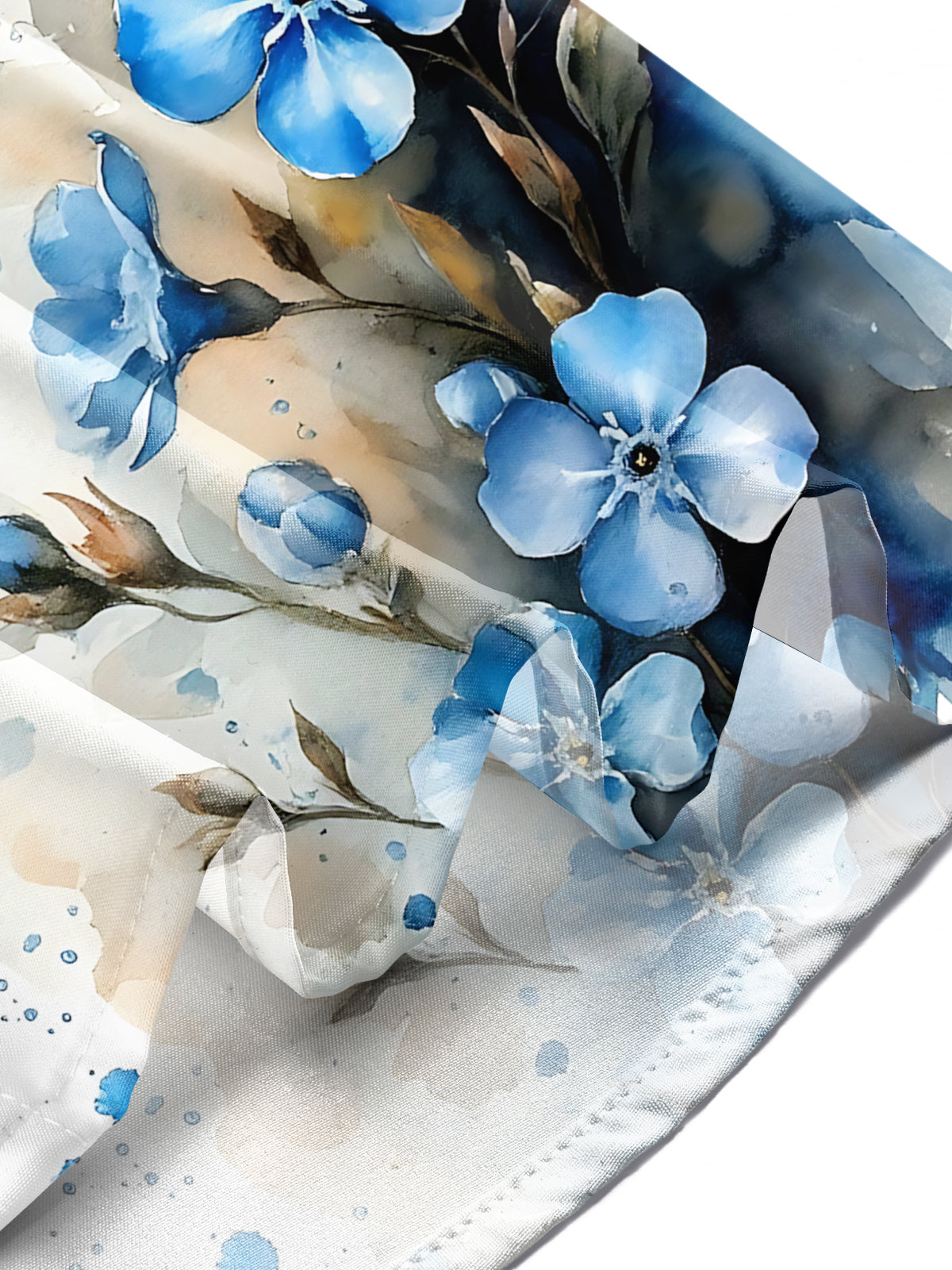 Dragonfly Floral Print Men's Pocket Short Sleeve Shirts