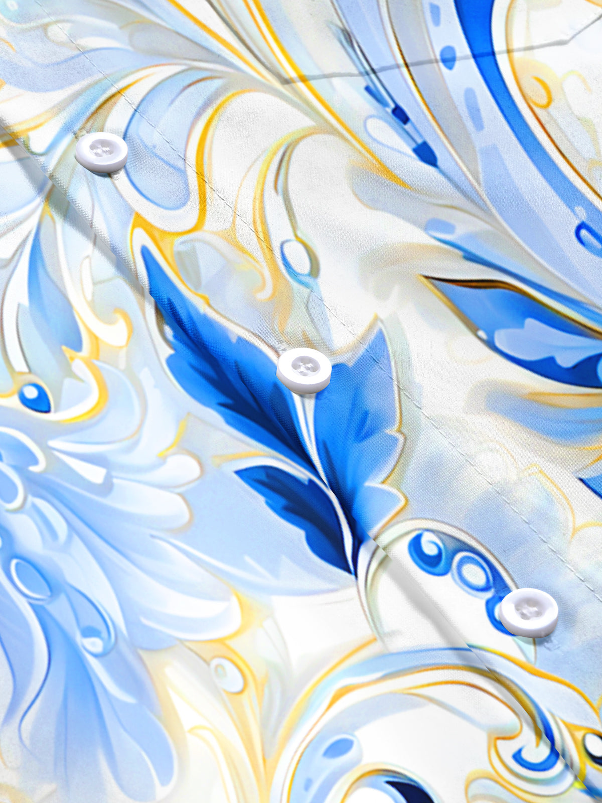 Abstract Men's Pocket Short Sleeve Shirts