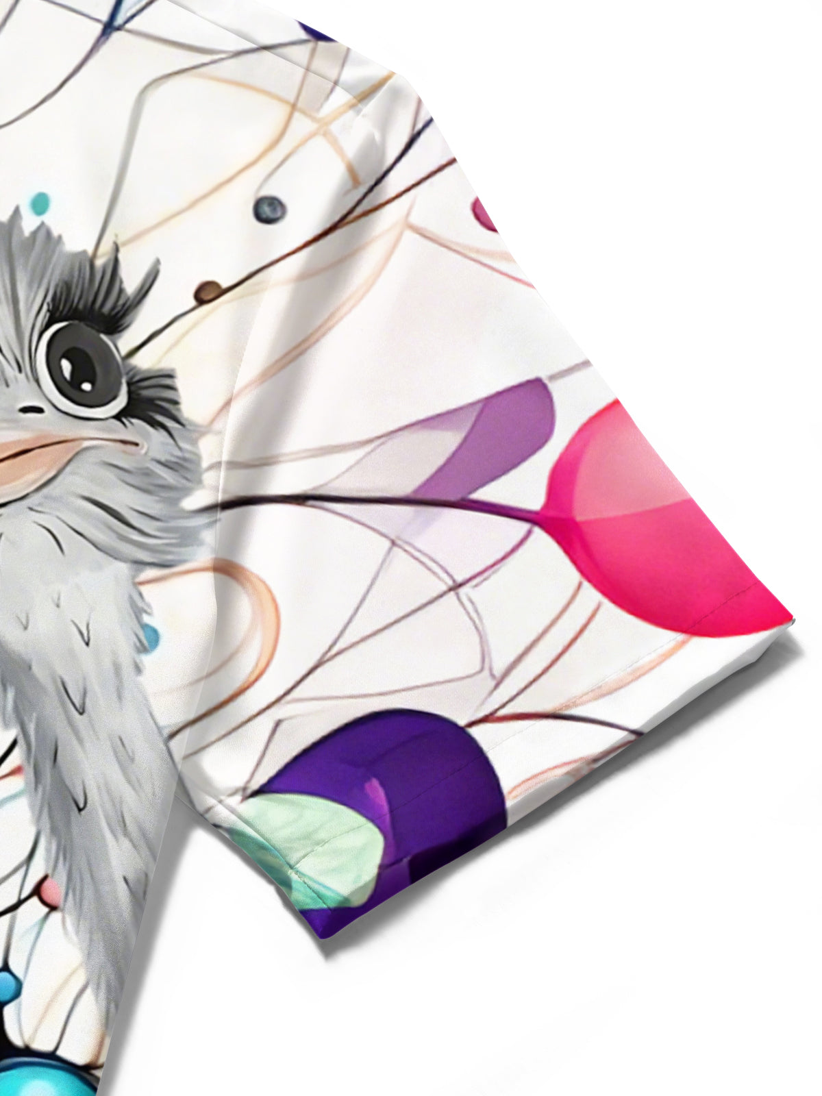 Animal Print Men's Pocket Short Sleeve Shirts