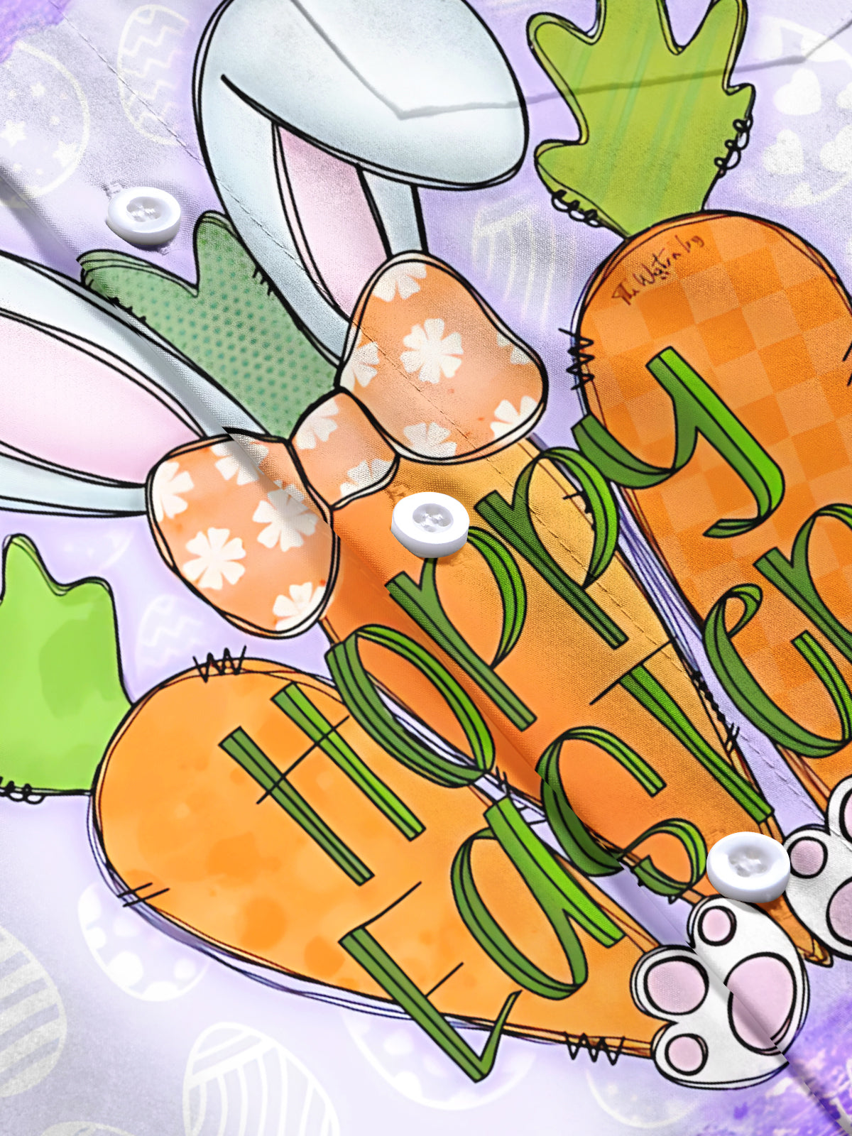 Hoppy Easter Men's Pocket Short Sleeve Shirts