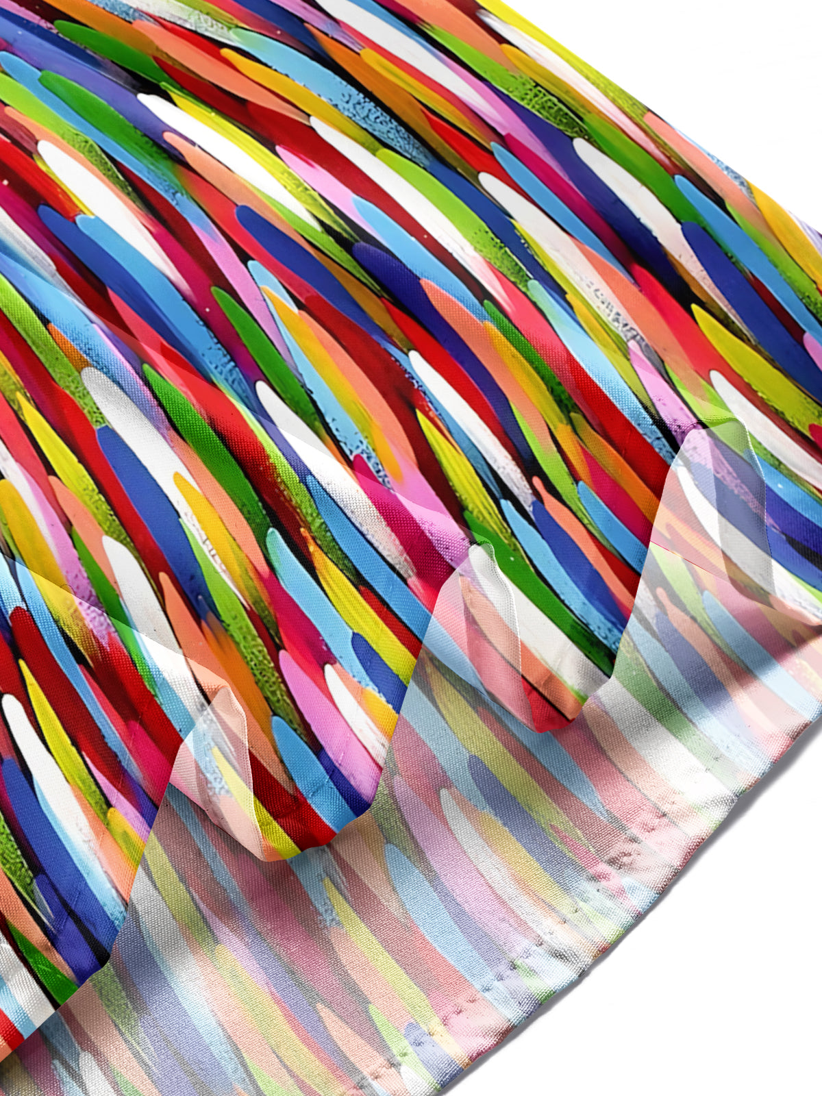 Gradient Abstract Art Print Men's Pocket Short Sleeve Shirts