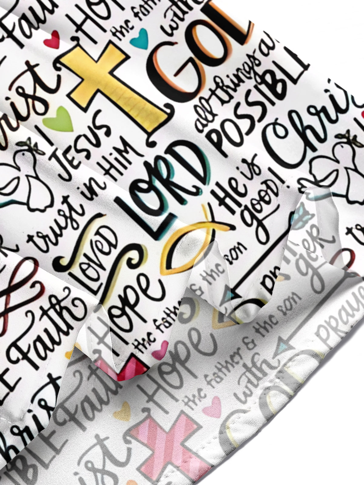 Christian Print Men's Pocket Short Sleeve Shirts