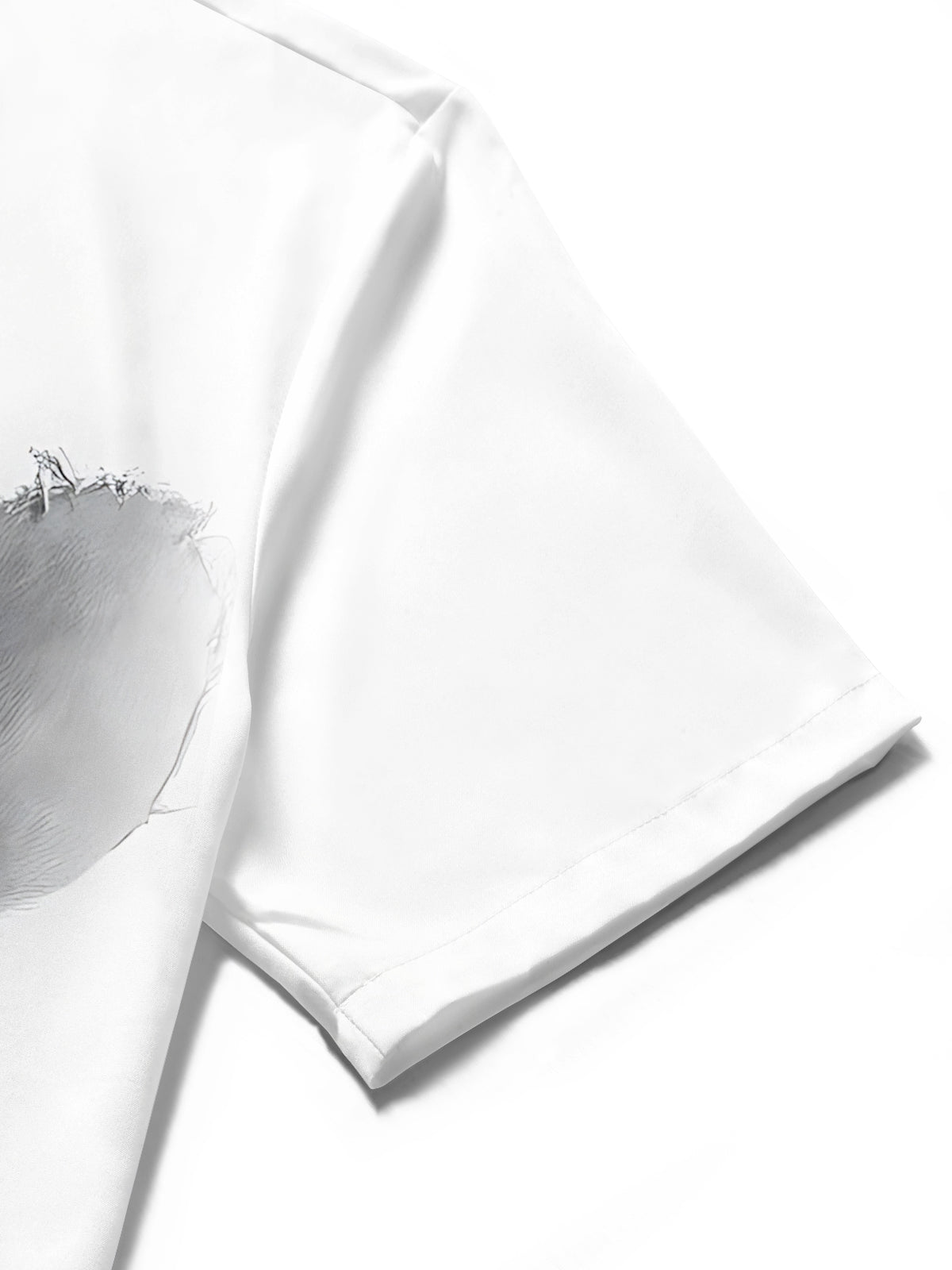 Skull Print Men's Pocket Short Sleeve Shirts