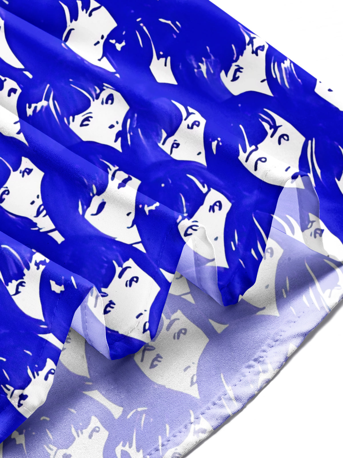 Face Art Print Men's Pocket Short Sleeve Shirts