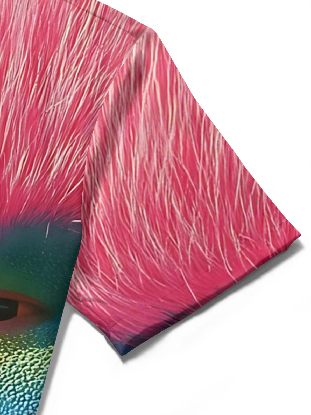 Orangutan Print Men's Pocket Short Sleeve Shirts