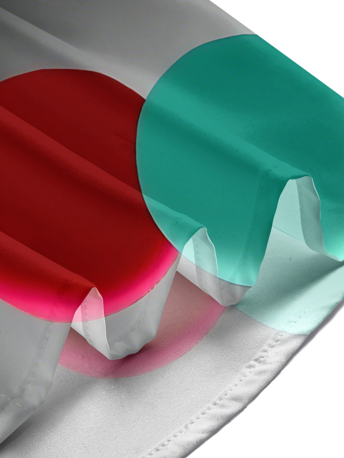 Geometric Gradient Print Men's Pocket Short Sleeve Shirts