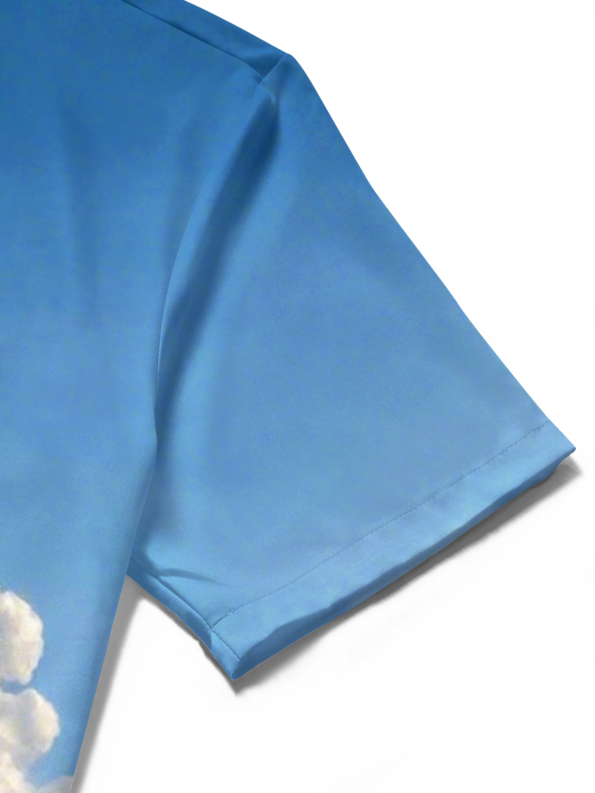 Beach Boat Print Men's Pocket Short Sleeve Shirts