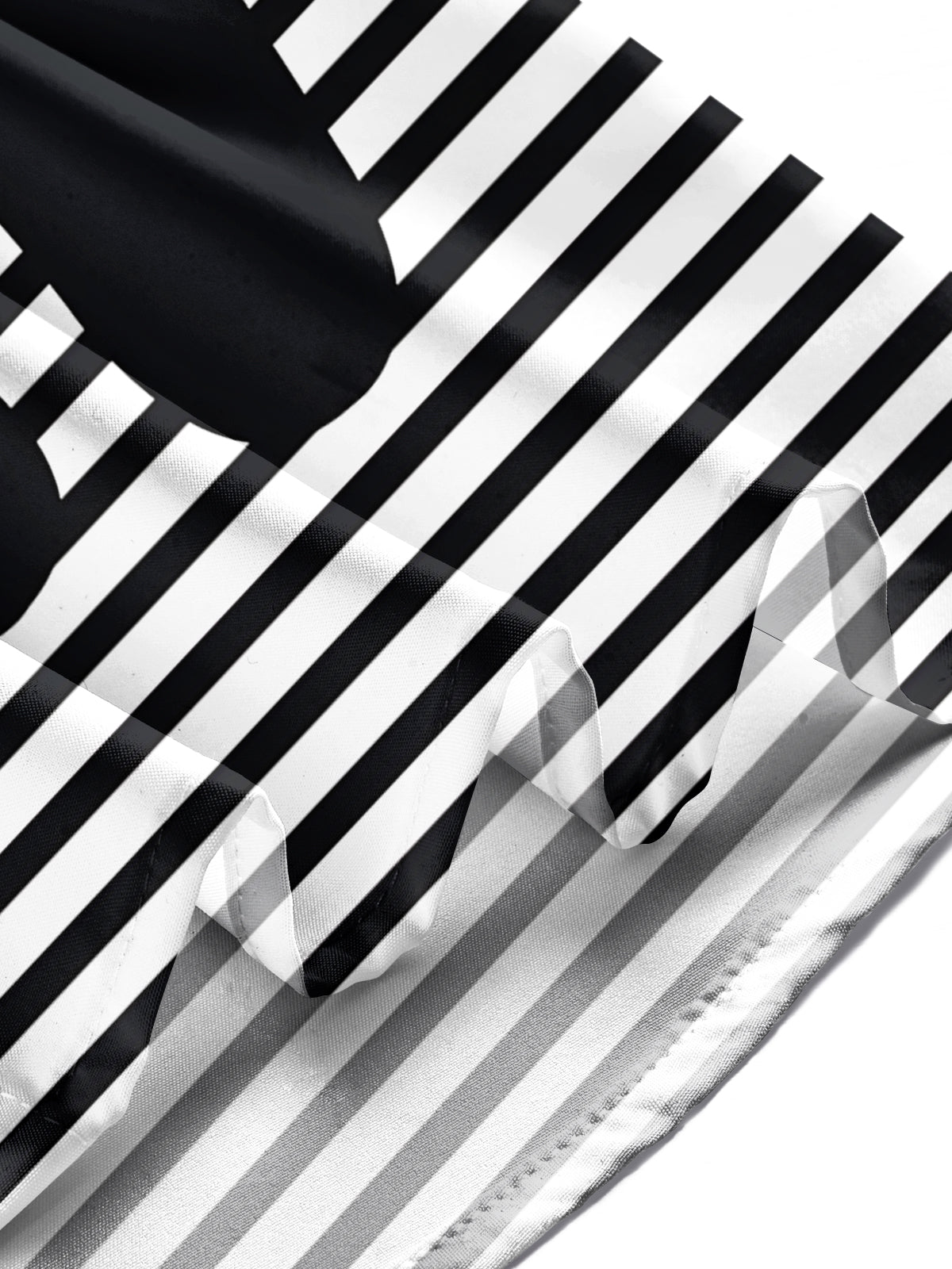 Striped Slipper Print Men's Pocket Short Sleeve Shirts