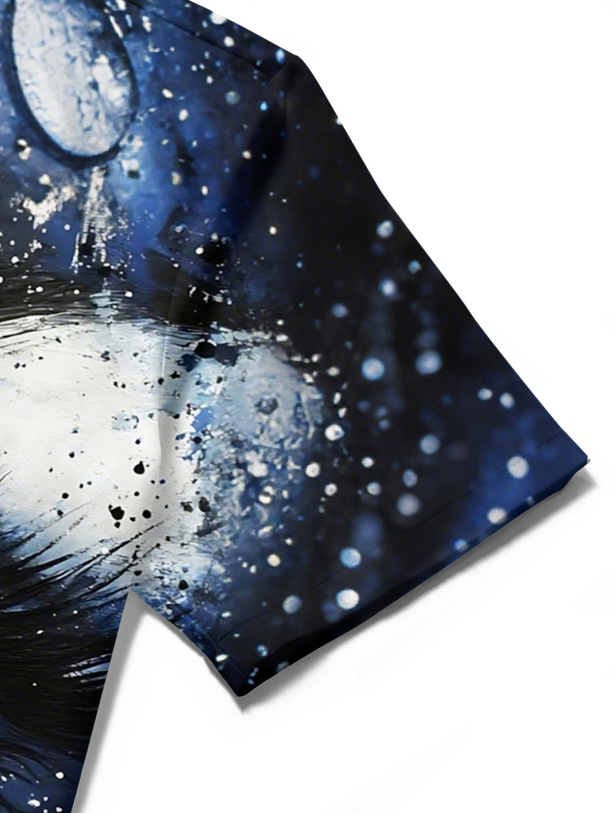 Eye Print Men's Pocket Short Sleeve Shirts