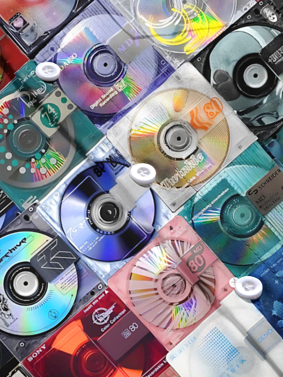 CD Print Men's Pocket Short Sleeve Shirts