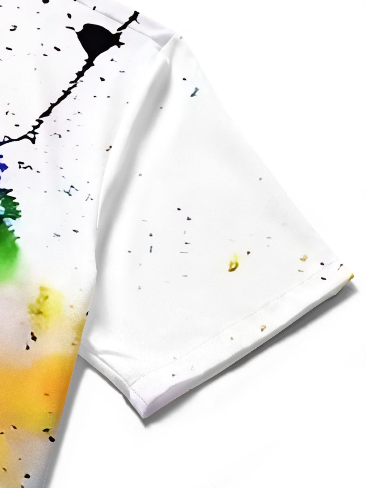 Eye Print Men's Pocket Short Sleeve Shirts