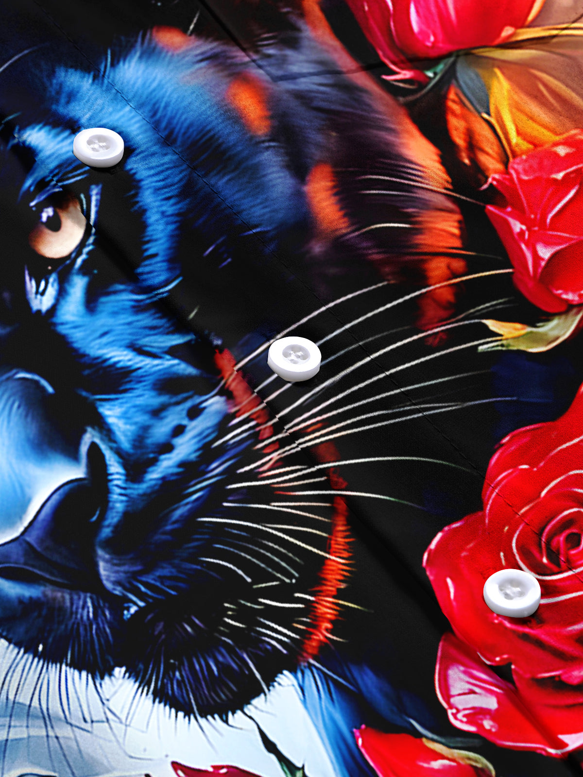 Black Panther Men's Pocket Short Sleeve Shirts