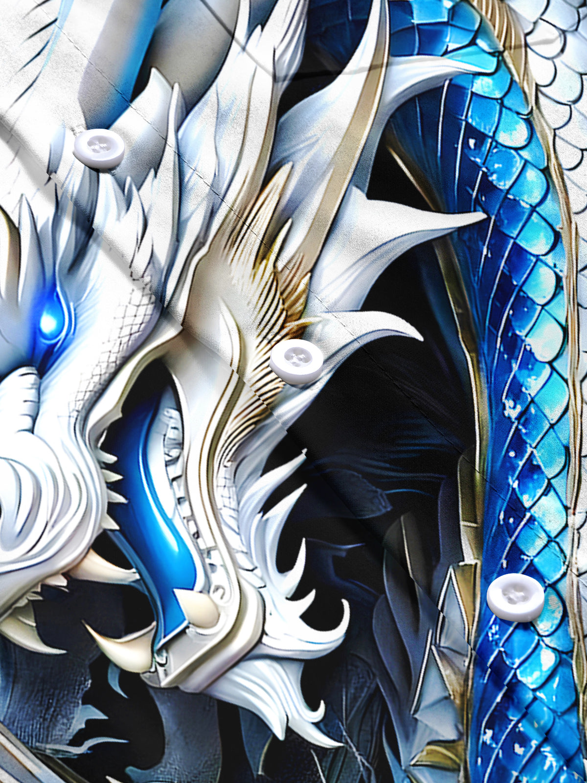 Dragon Men's Pocket Short Sleeve Shirts