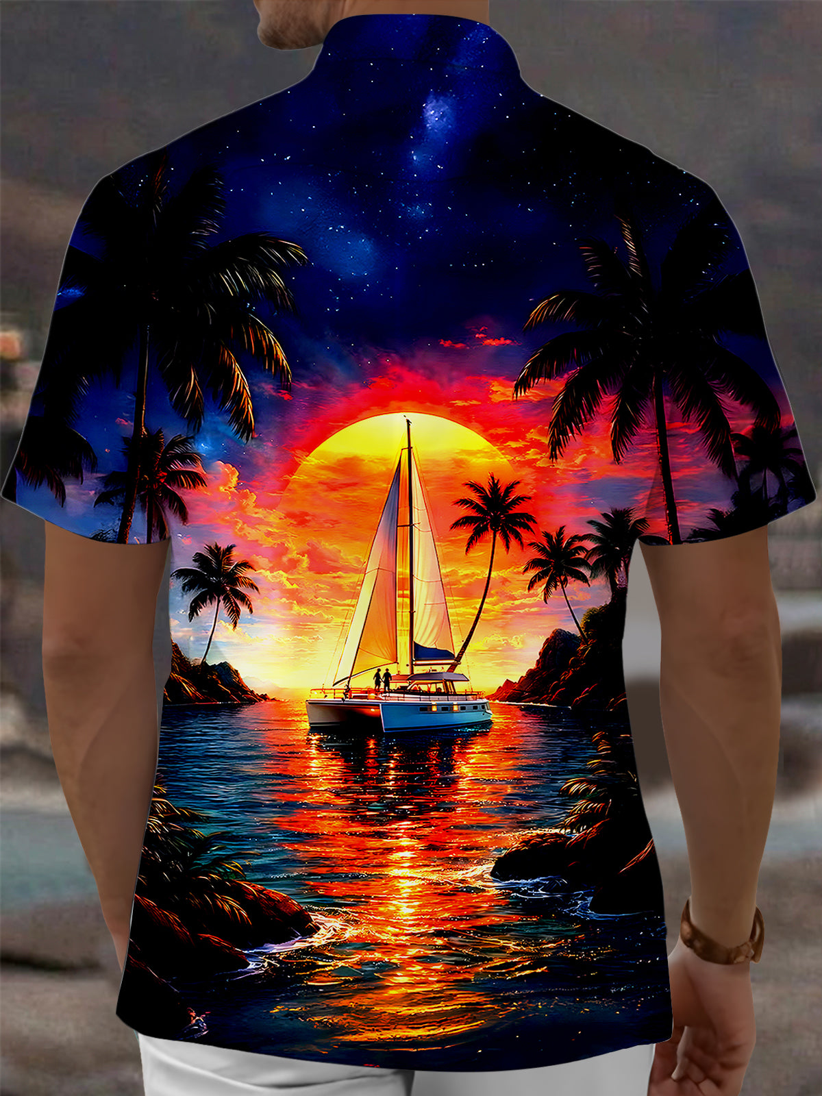 Hawaiian Boat Men's Pocket Short Sleeve Shirts