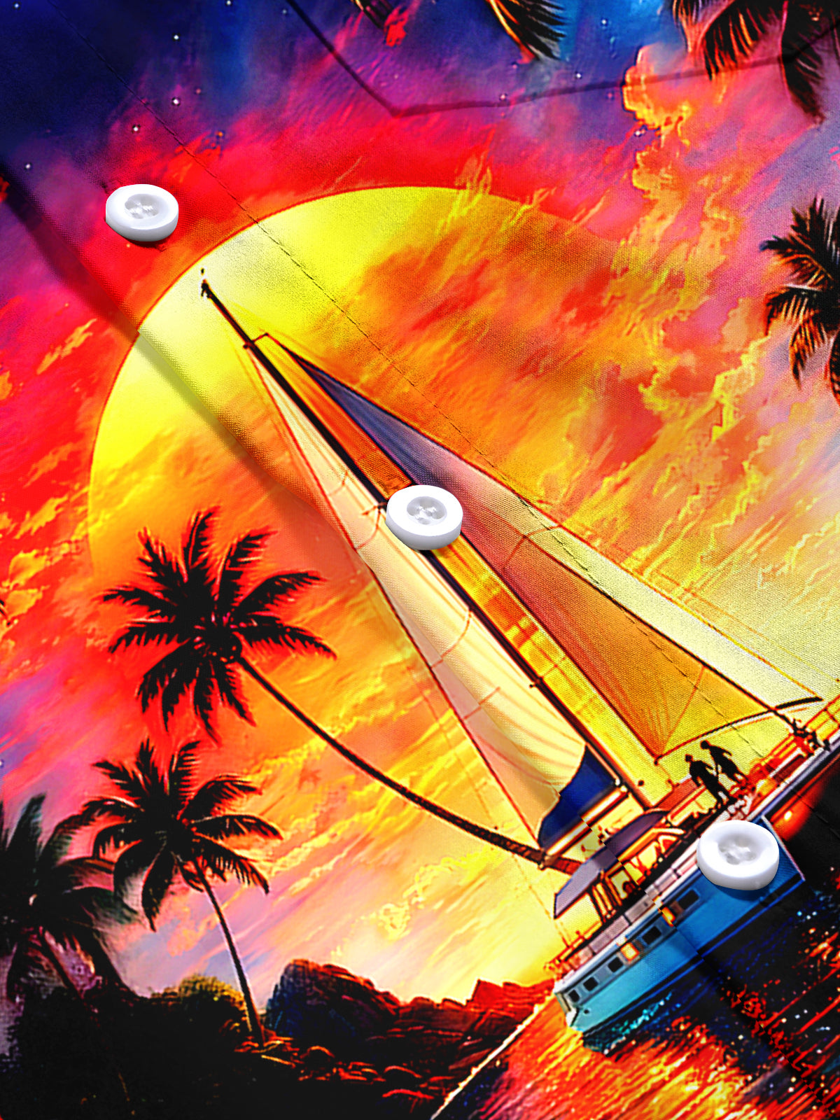 Hawaiian Boat Men's Pocket Short Sleeve Shirts