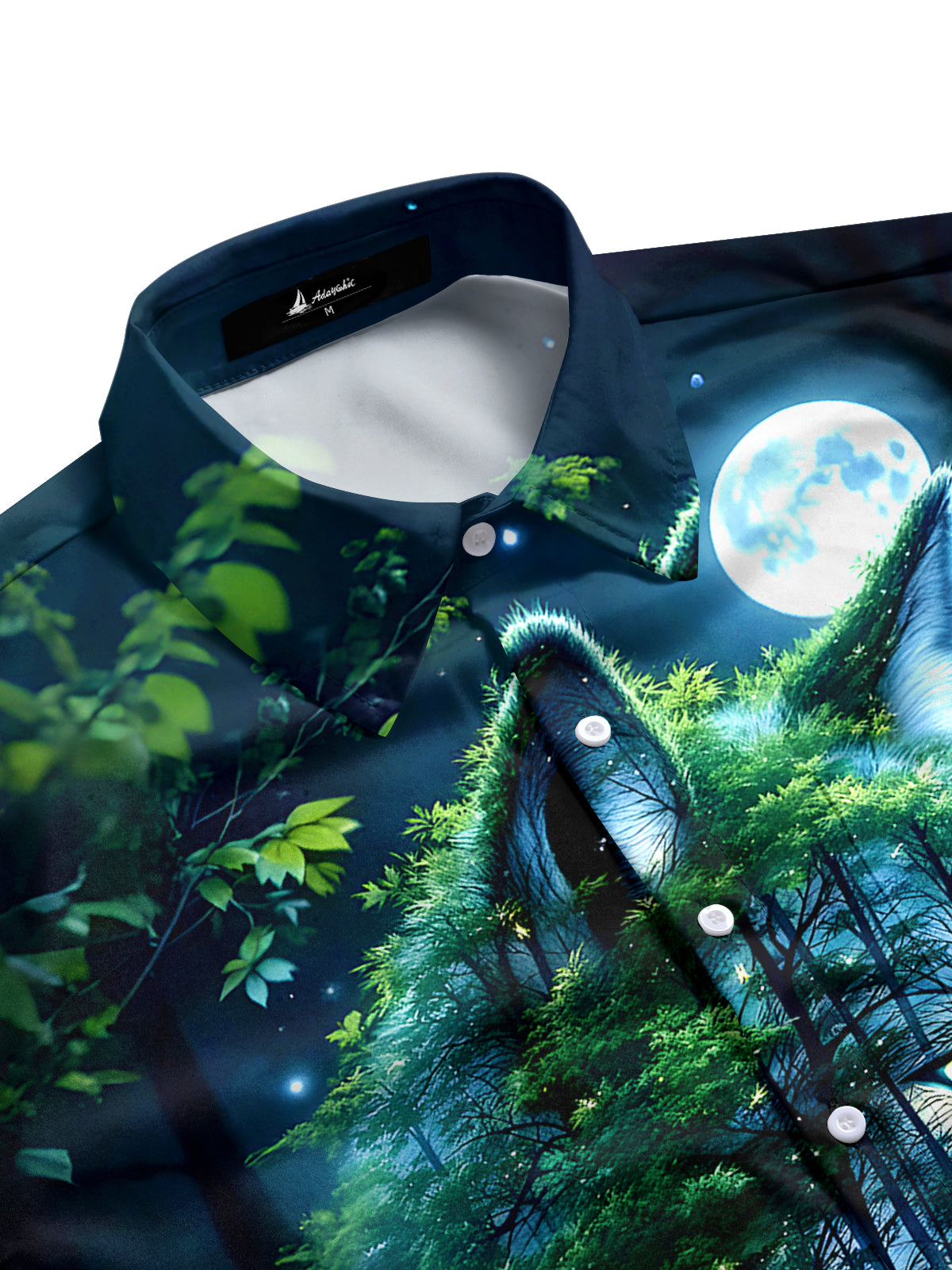 Wolf Men's Pocket Short Sleeve Shirts