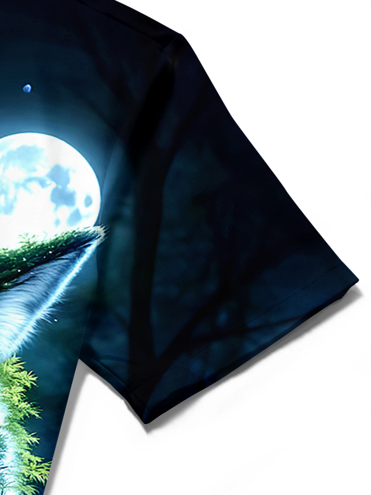 Wolf Men's Pocket Short Sleeve Shirts