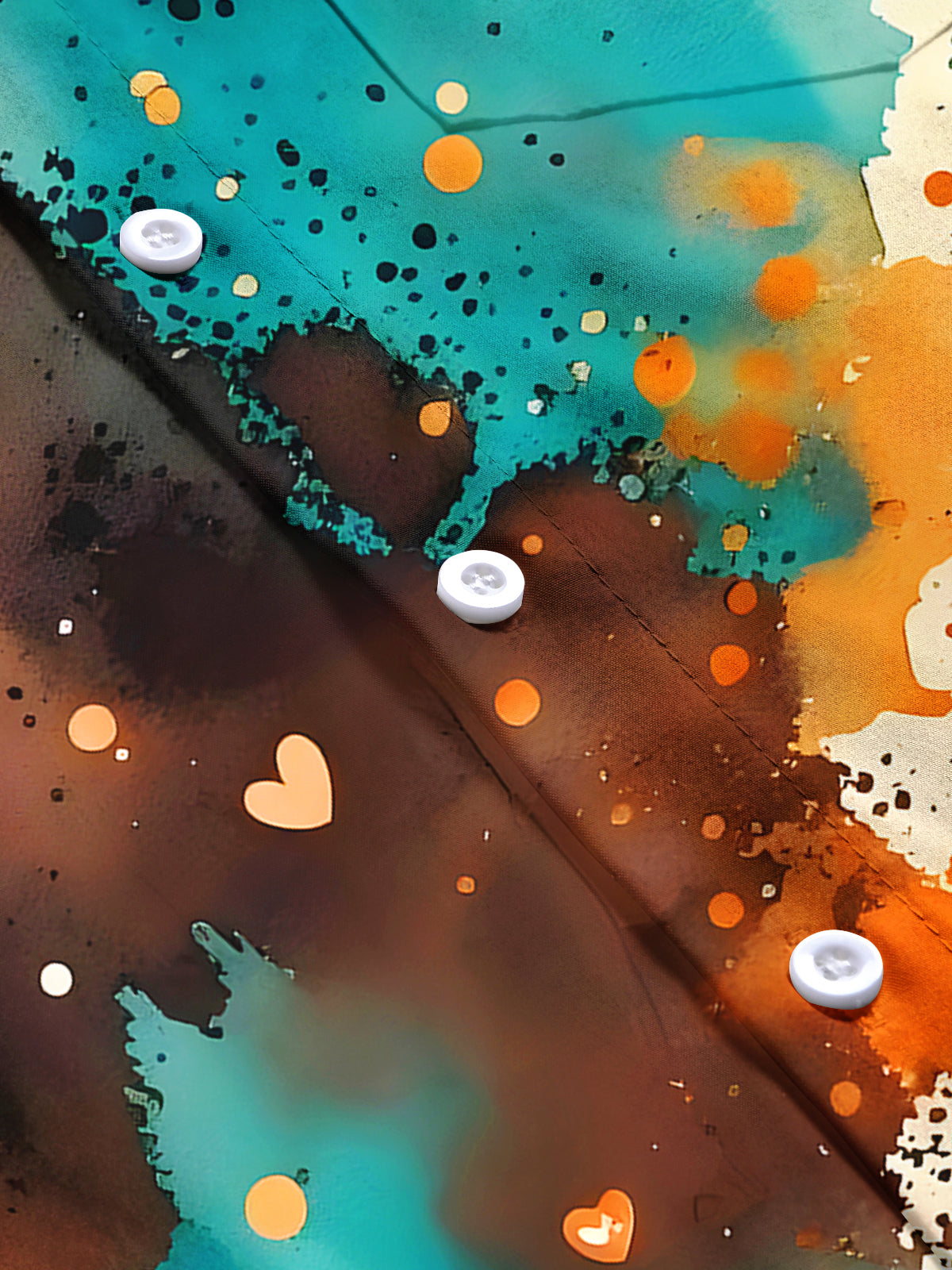 Floral Men's Pocket Short Sleeve Shirts