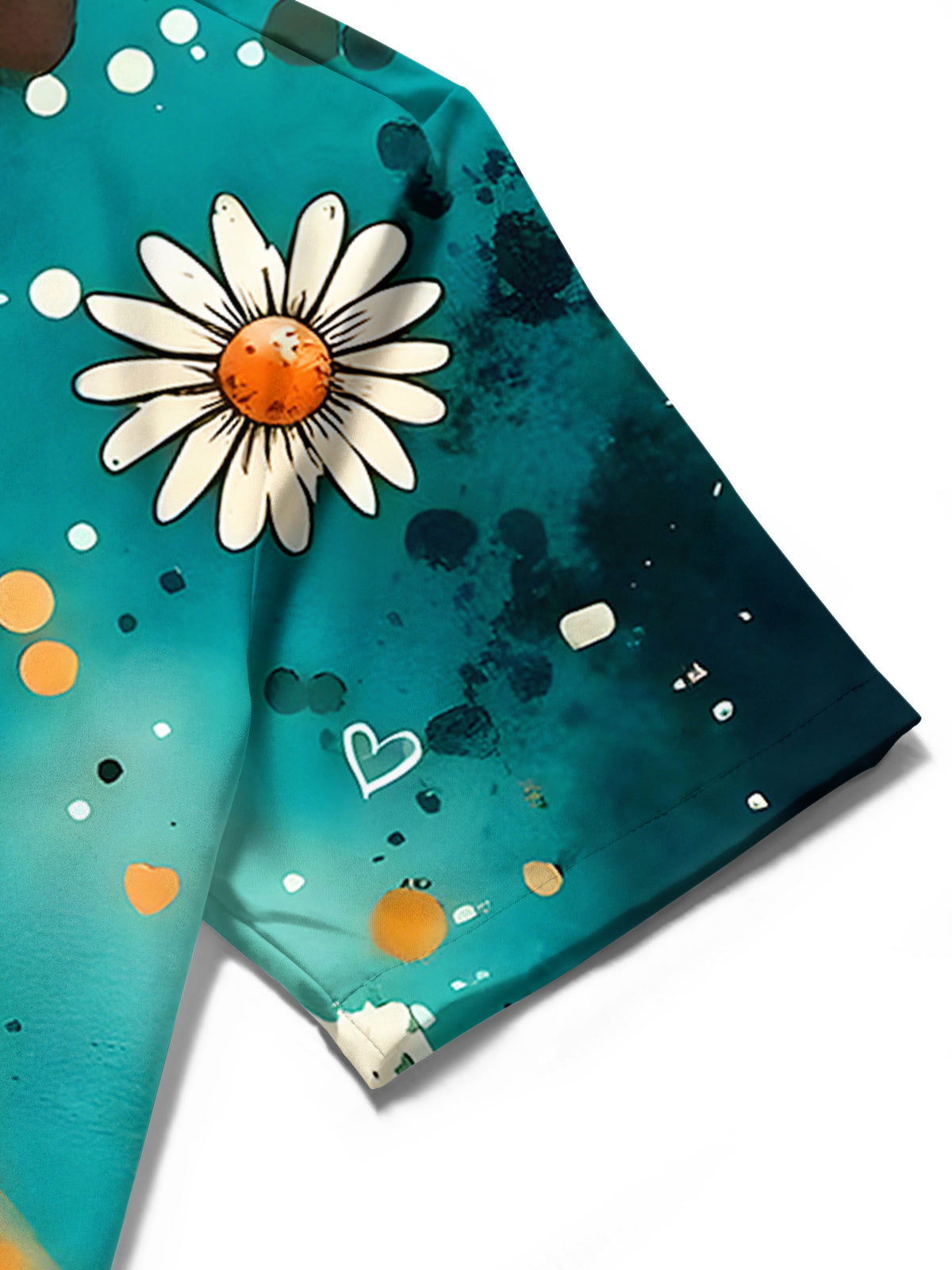 Floral Men's Pocket Short Sleeve Shirts