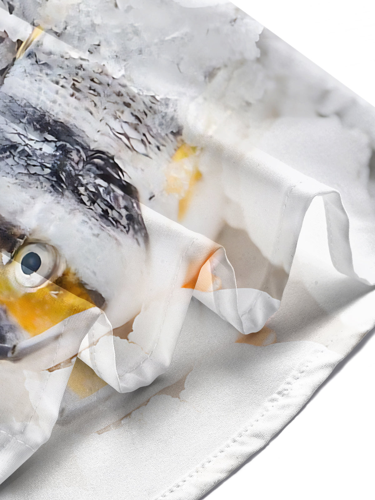 Fish Print Men's Pocket Short Sleeve Shirts