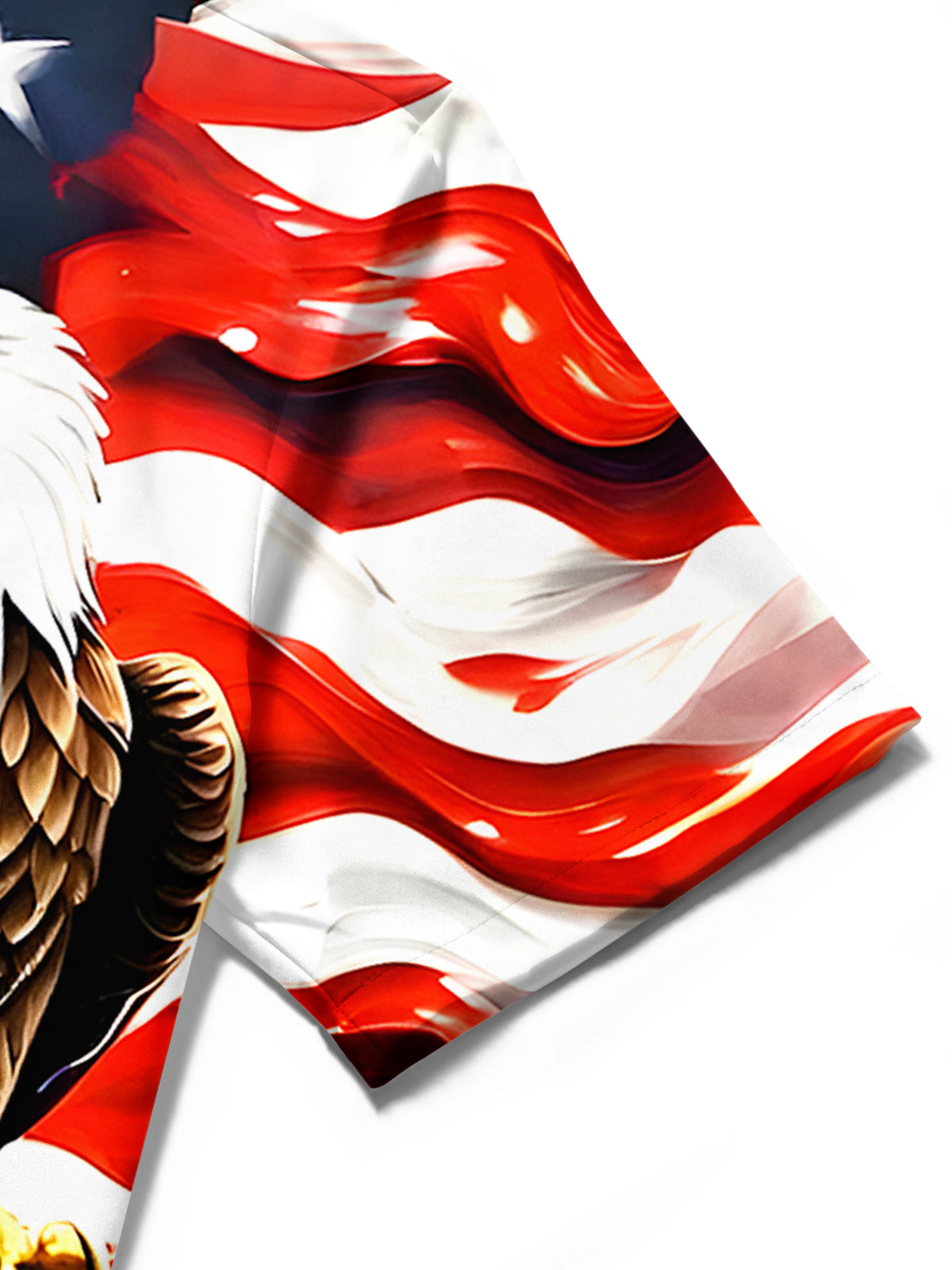 Independence Day Eagle Men's Pocket Short Sleeve Shirts