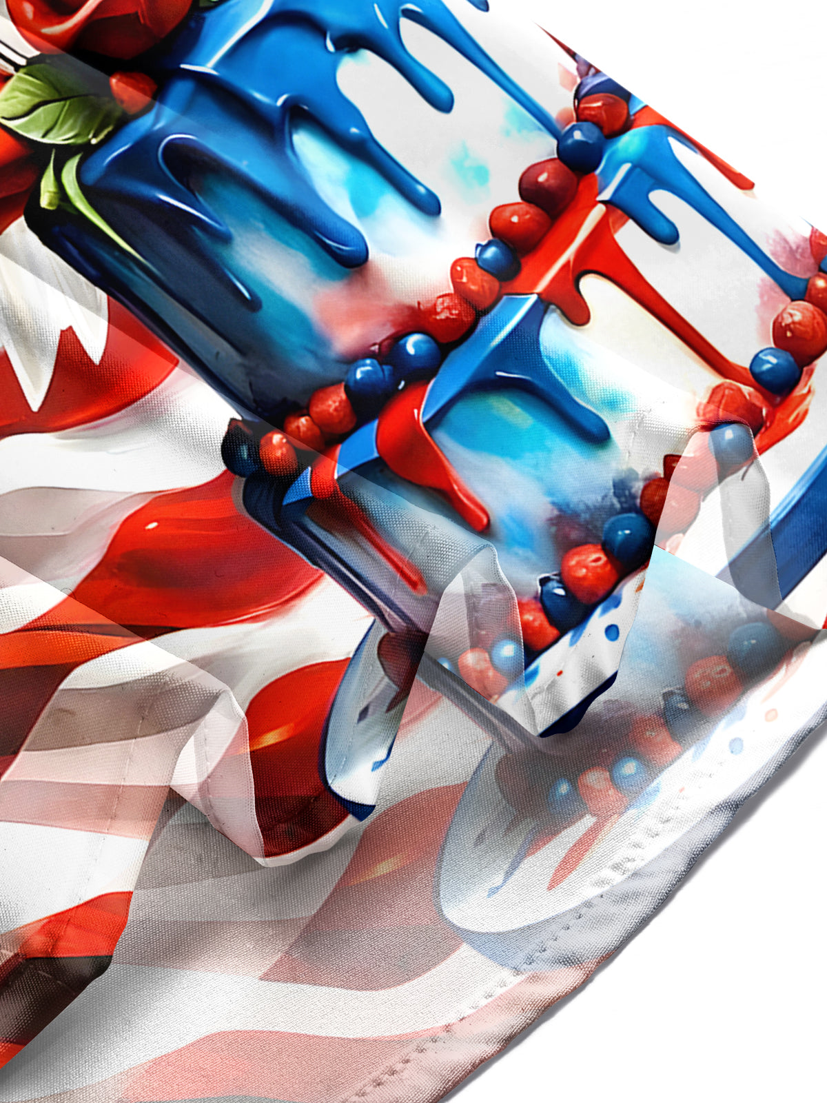 Independence Day Eagle Men's Pocket Short Sleeve Shirts