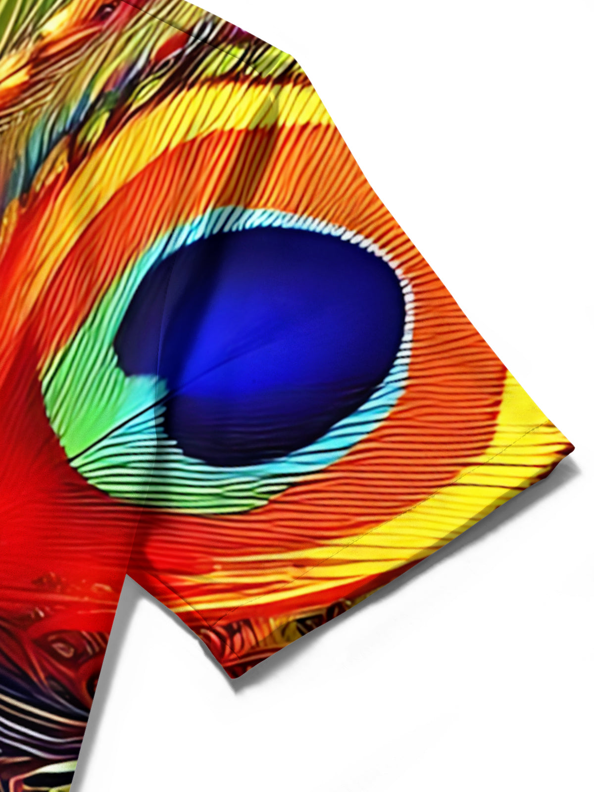 Spider Print Men's Pocket Short Sleeve Shirts