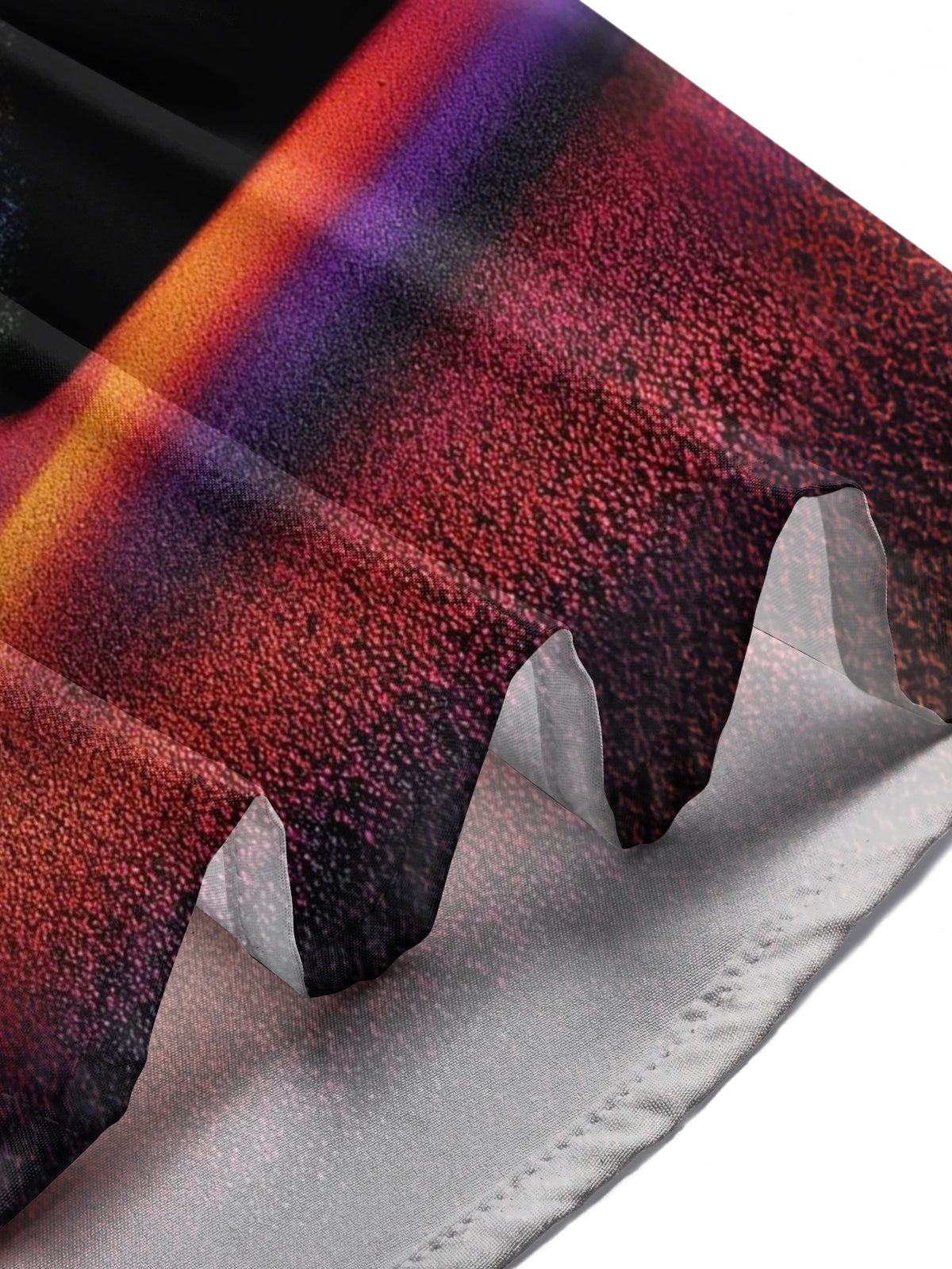 Cosmic Planet Print Men's Pocket Short Sleeve Shirts