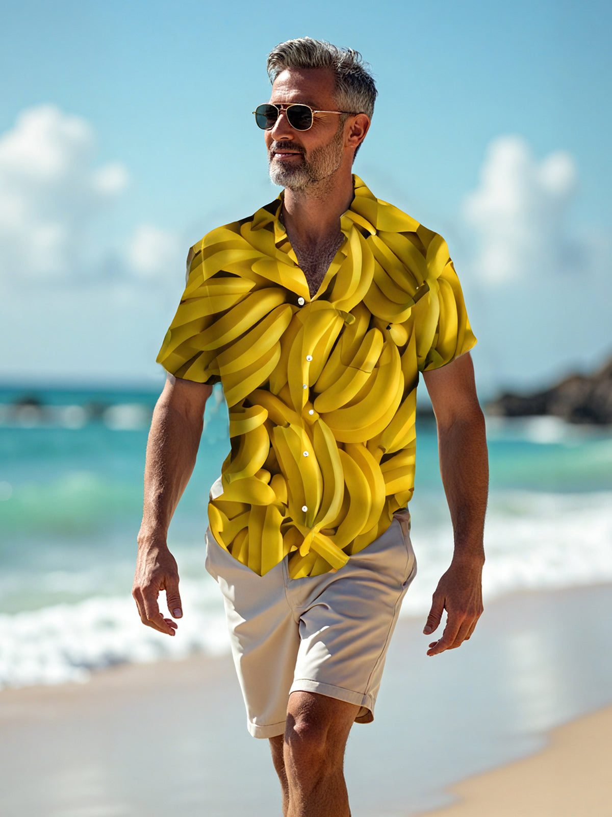 Banana Men's Pocket Short Sleeve Shirts