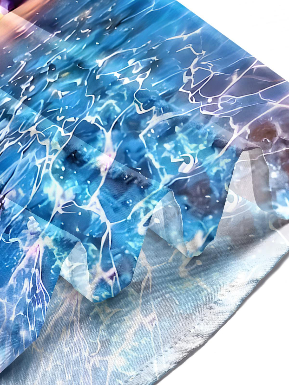 Hawaiiab Coconut Tree Men's Pocket Short Sleeve Shirts