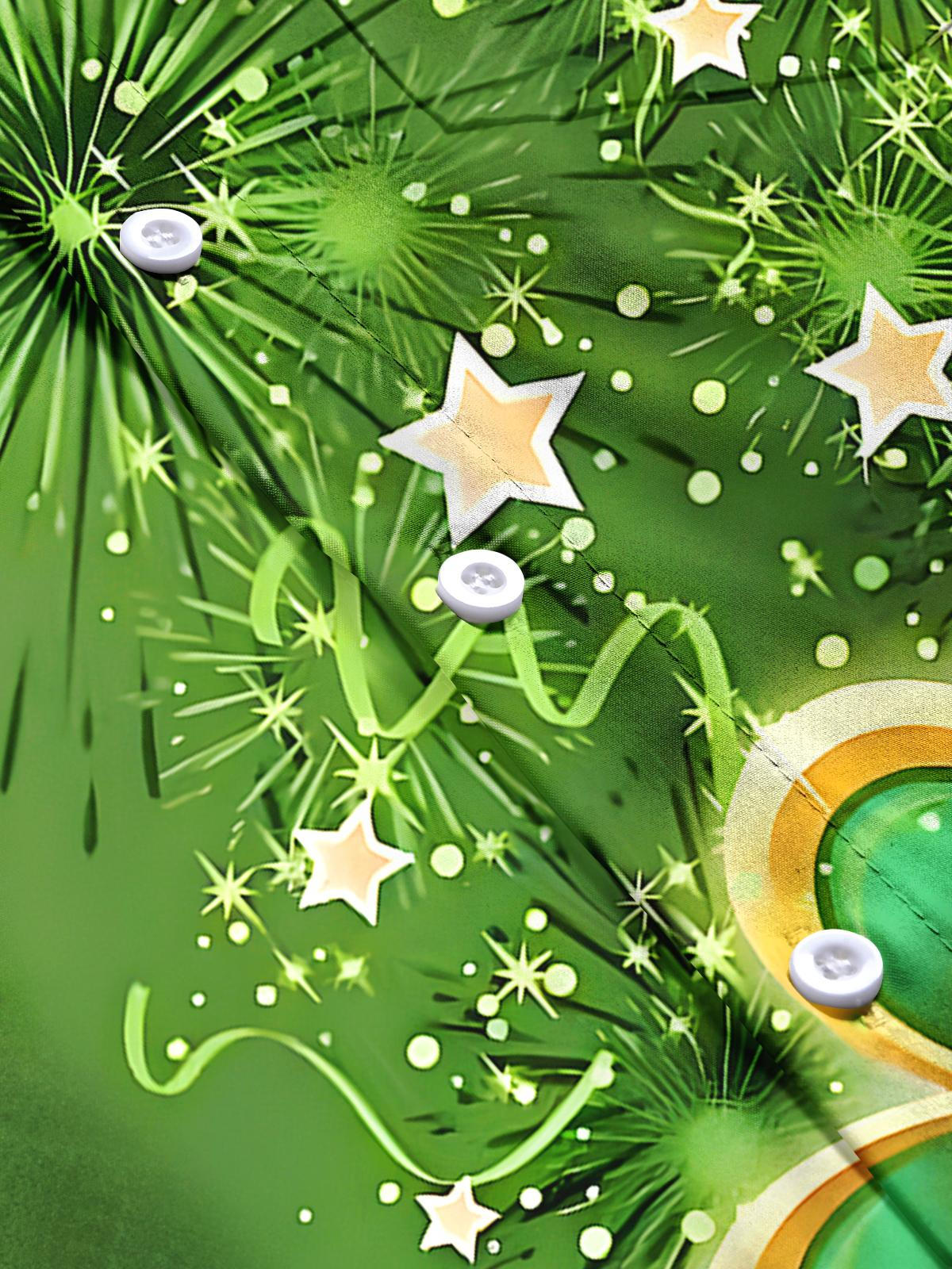 St. Patrick's Day Leaf Men's Pocket Short Sleeve Shirts