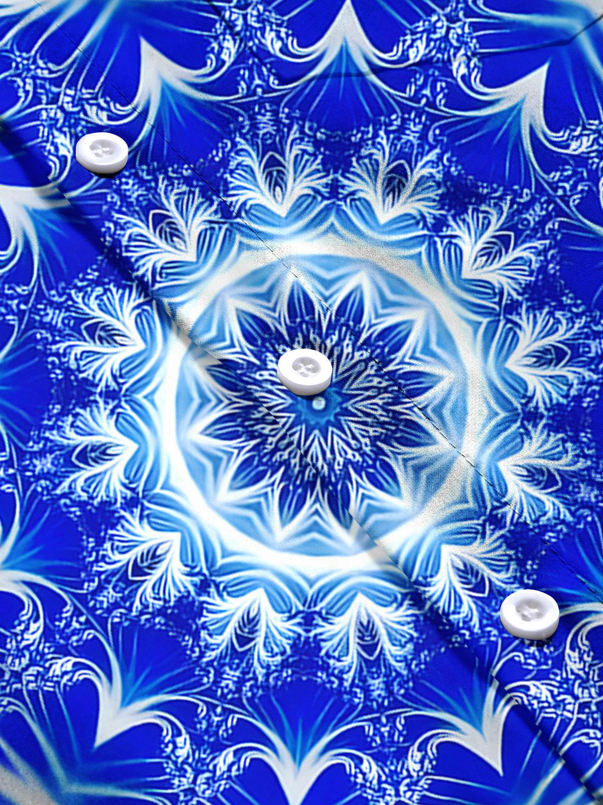 Abstract Men's Pocket Short Sleeve Shirts