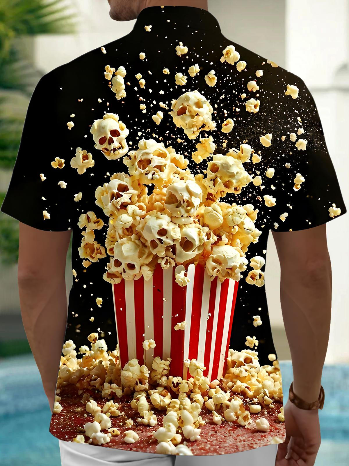 Popcorn Men's Pocket Short Sleeve Shirts