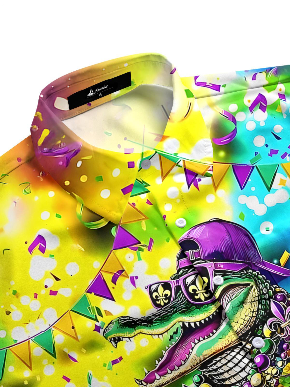 Crocodile Men's Pocket Short Sleeve Shirts